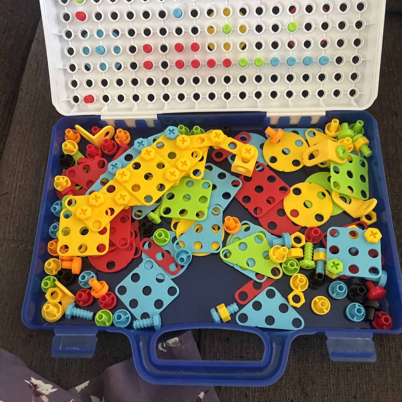 Occupational Therapy Fine Motor Skills Build Erect 179 Piece Case Incomplete