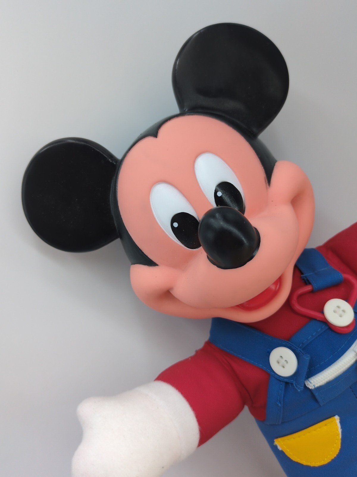 Mattel Mickey Mouse Learn How to Dress Doll Plush Toy Disney Vintage 1980s