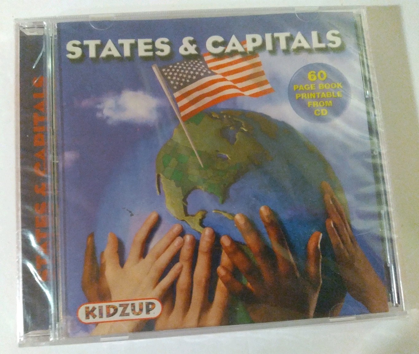 NEW States And Capitals KIDZUP The Learning Series CD & Book Sing Songs Learn