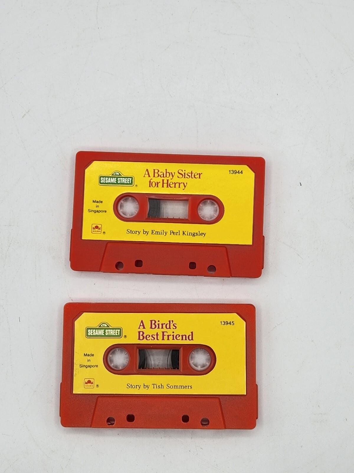 Vintage 1980’s Sesame Street Cassette Tape Lot (2) Tested