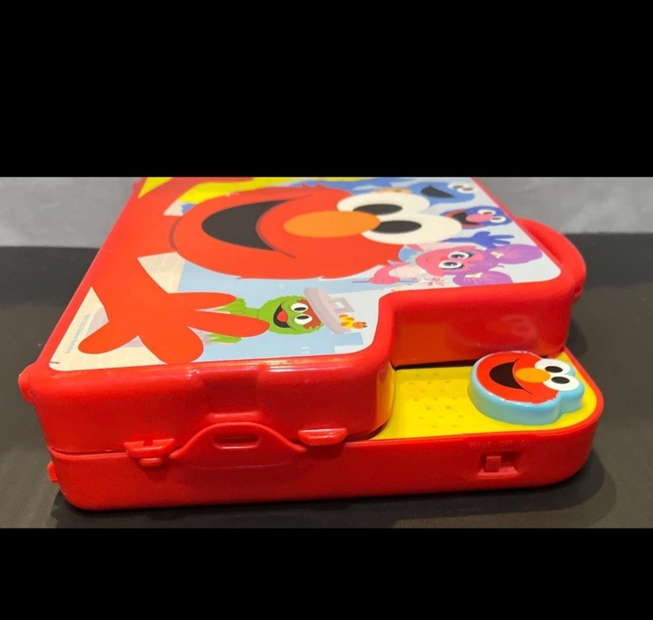 Sesame Street Elmo’s Learning Letters Talking Activity Board Toy Red Complete