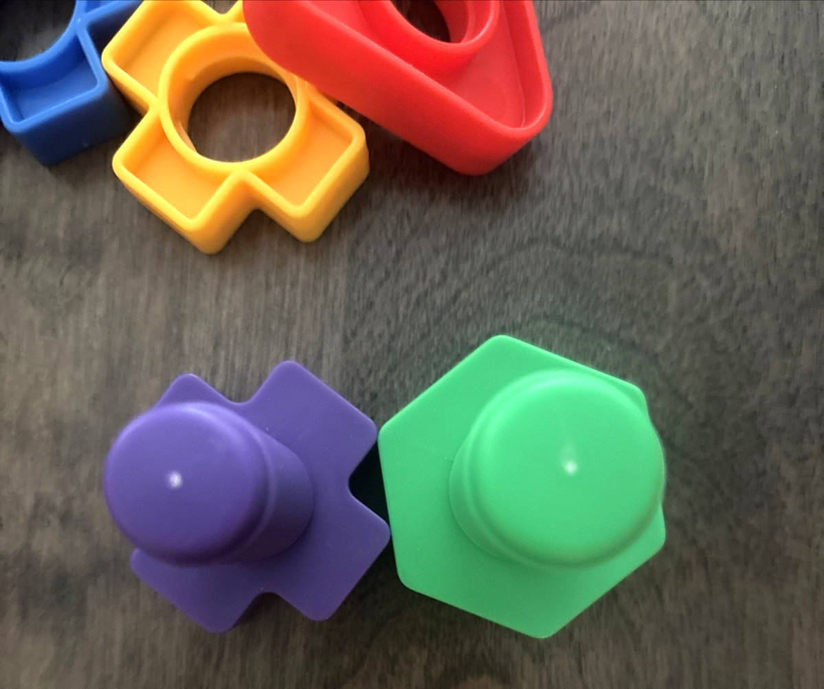 Skoolzy Montessori Toddler Threading Bead Kit and Nuts , Bolts and Screws Kit