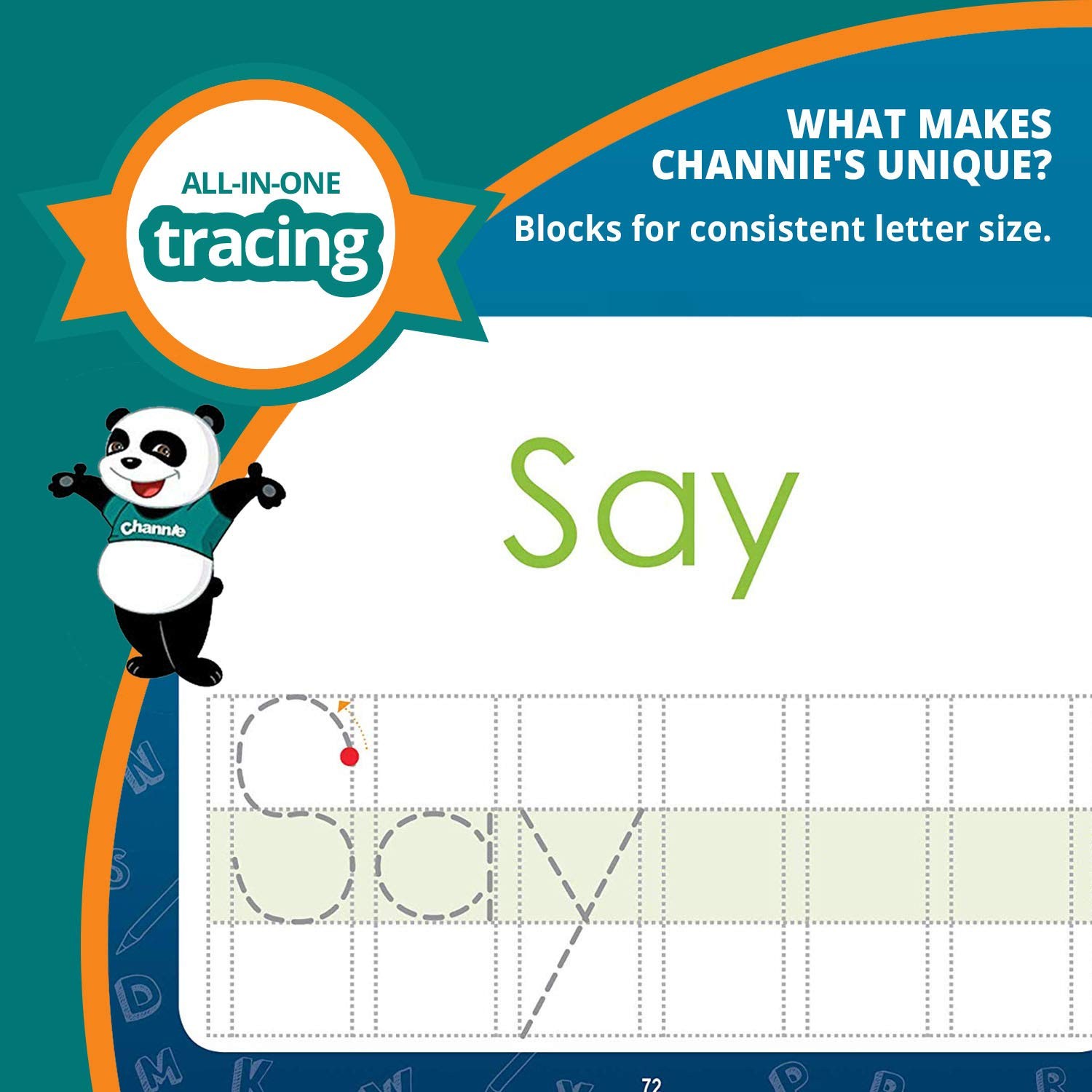 Channies Visual Dry Erase Flashcards for Pre-K Through First Grade Students to L