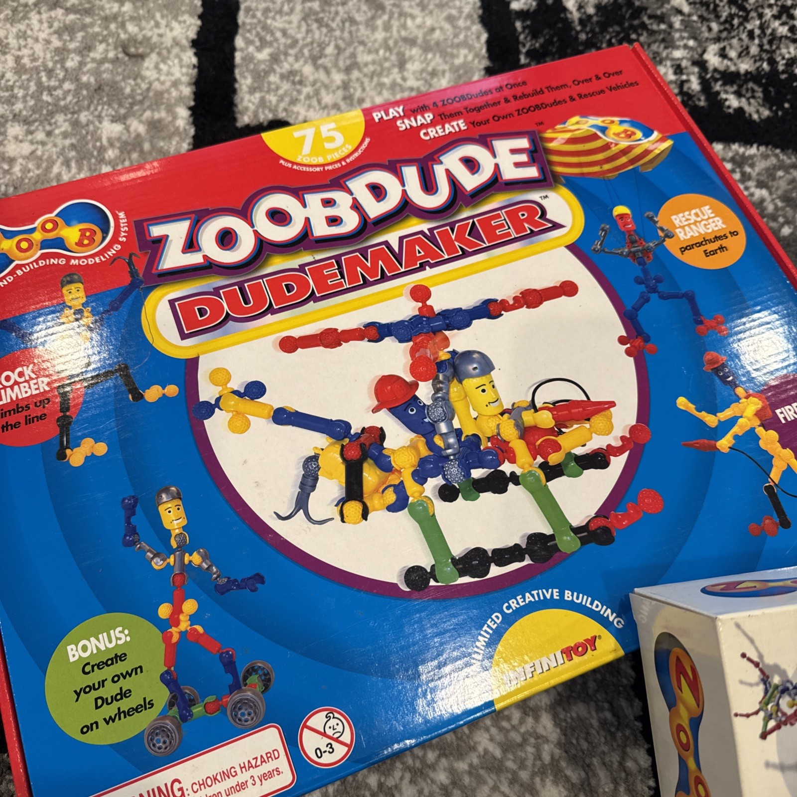 Infini Toy Zoob Dude Express Helicopter Car Dinosaur Train Fish 3 Boxes NEW
