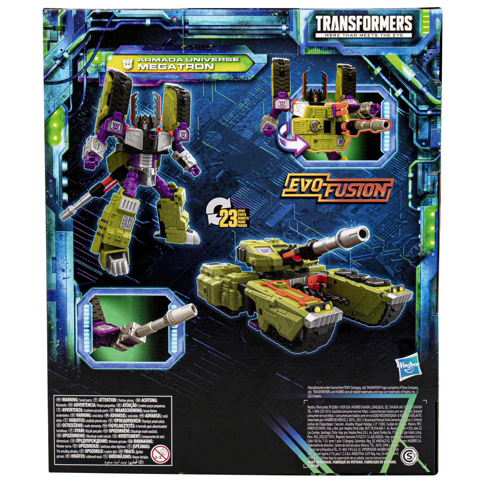 Transformers Toys Legacy Evolution Leader Armada Universe Megatron Toy, 7-inc…