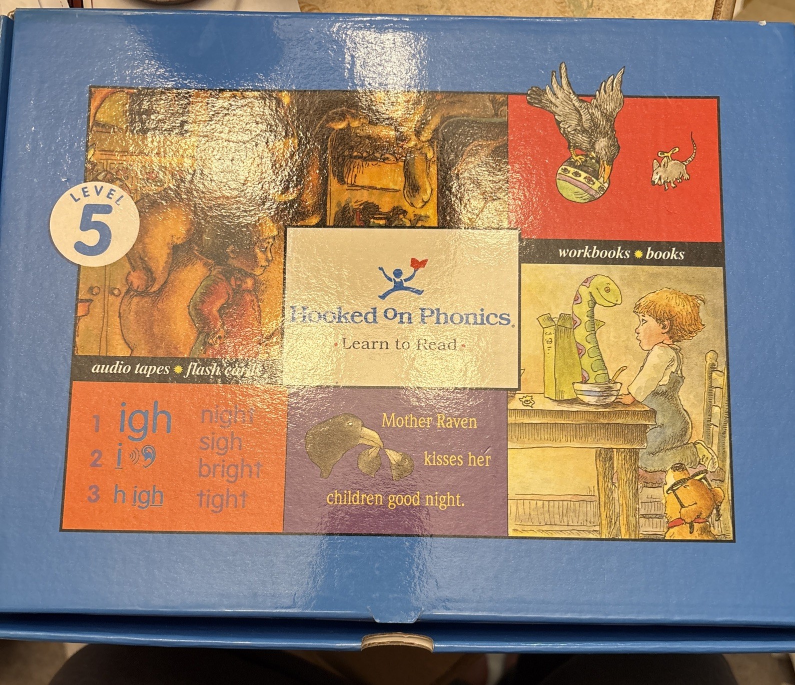 Hooked on Phonics Level 5 Learn to Read Set Books & Workbooks + Cassettes