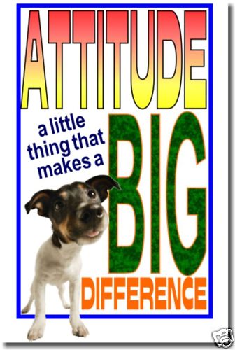 Attitude – Classroom Motivational School Teacher POSTER