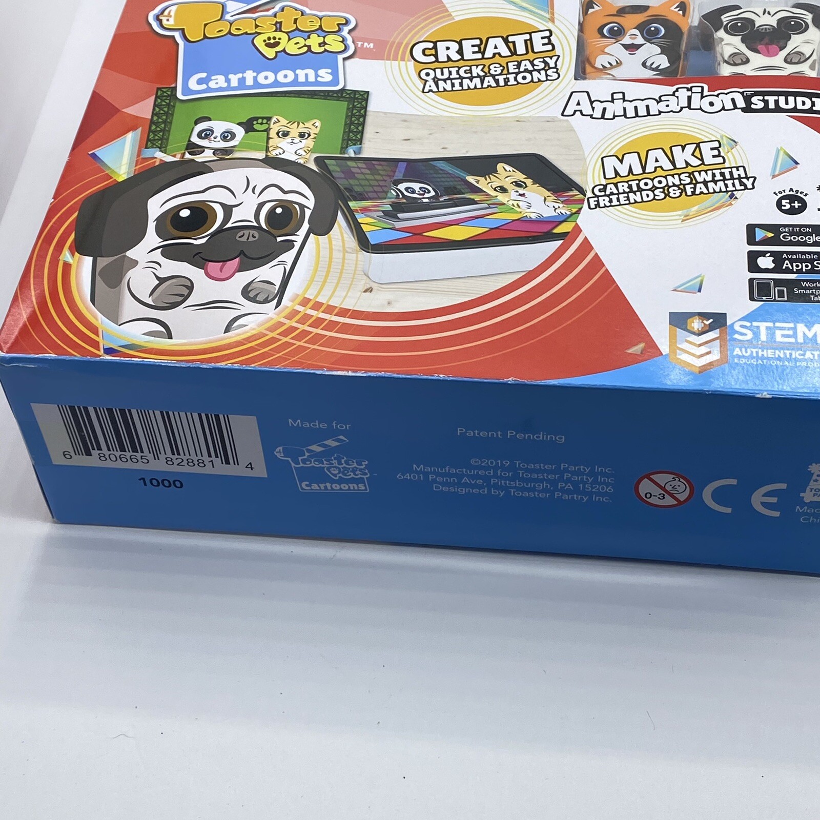 Toaster Pets Make Cartoons STEM Educational Toy Create Quick Easy Animations NEW