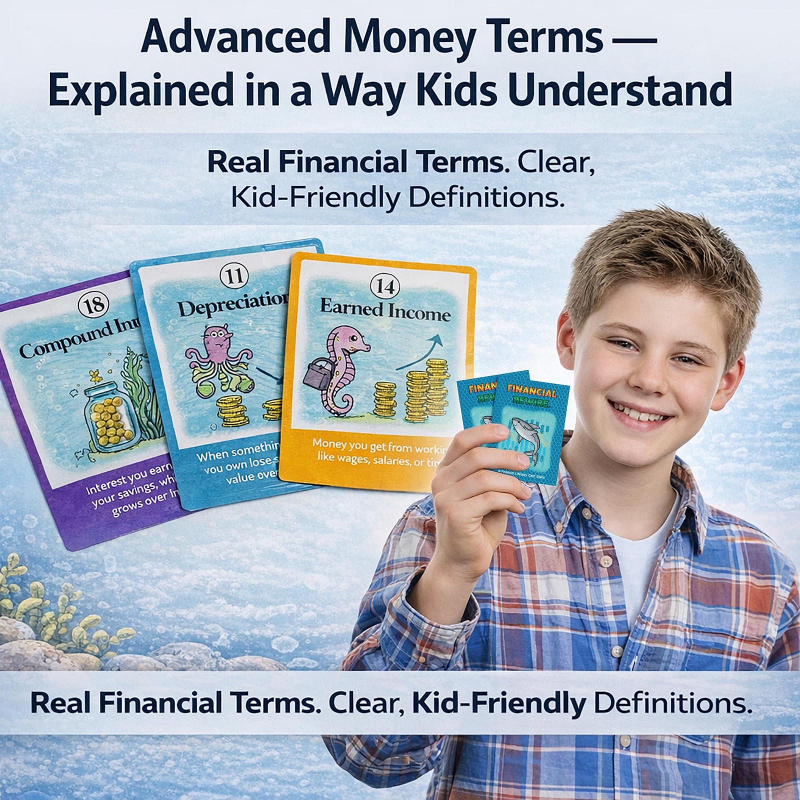 Finance Go Fish – 3-in-1 Financial Literacy Card Game for Kids Ages 5–12 | Go…