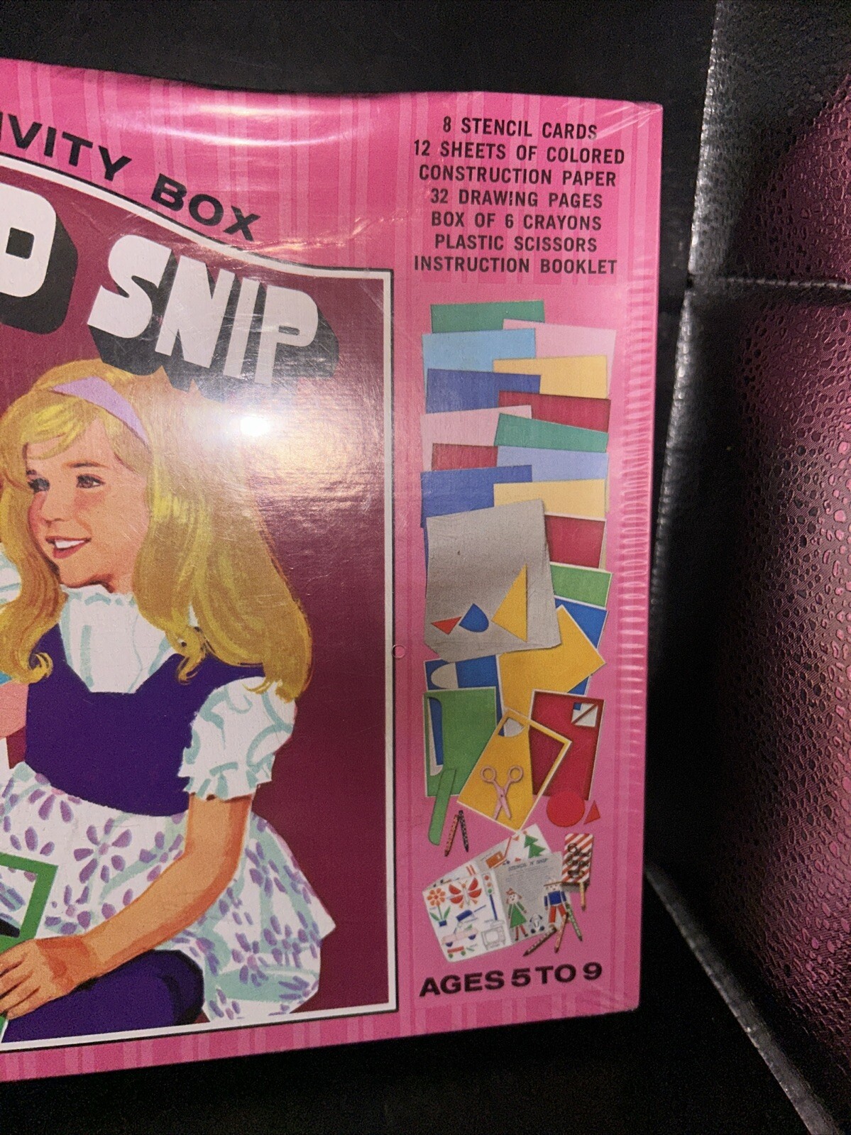Vintage 1972 A Golden Book Stencil and Snip Activity Box Sealed New