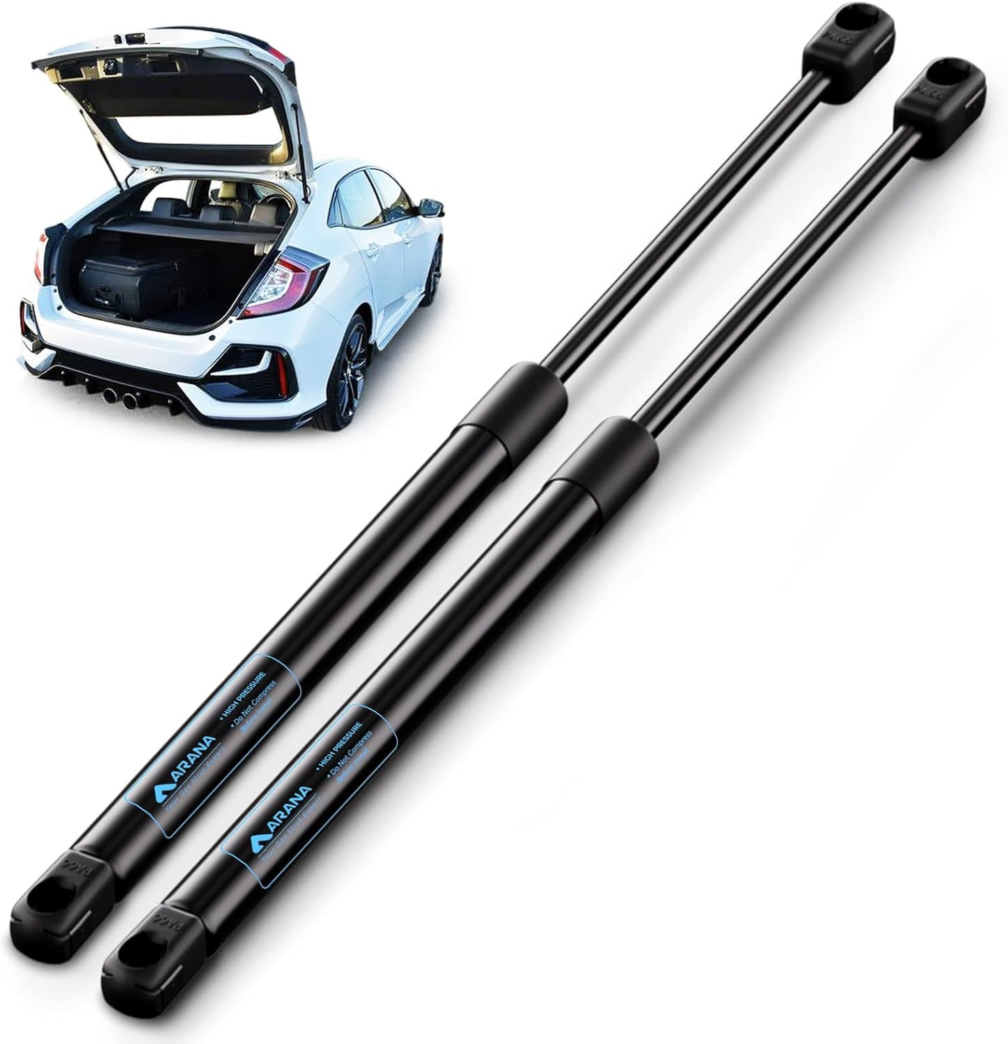 Rear Trunk Hatch Struts for Honda Civic X Hatchback 2017-2022, Liftgate Shocks L
