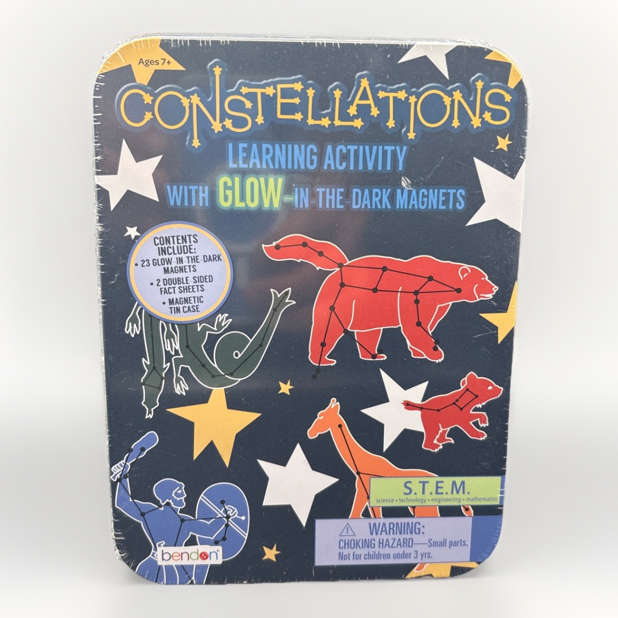 Bendon Constellation Learning Activity w/ Glow In Dark Magnets – Zodiac Stars