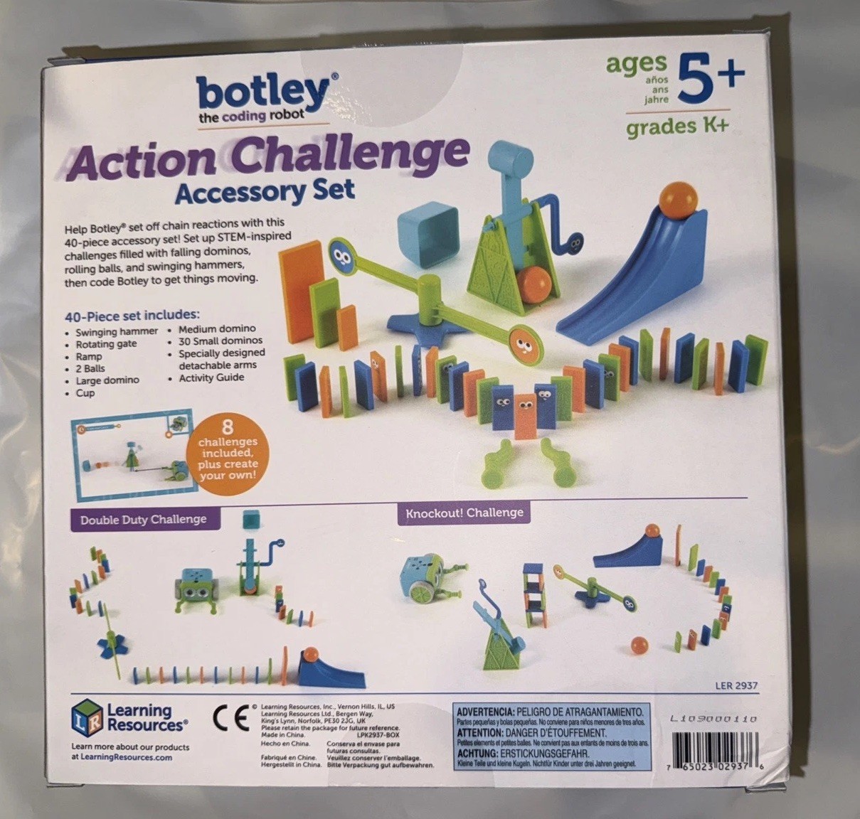 Learning Resources Botley the Coding Robot Action Challenge Accessory Set 40 pcs