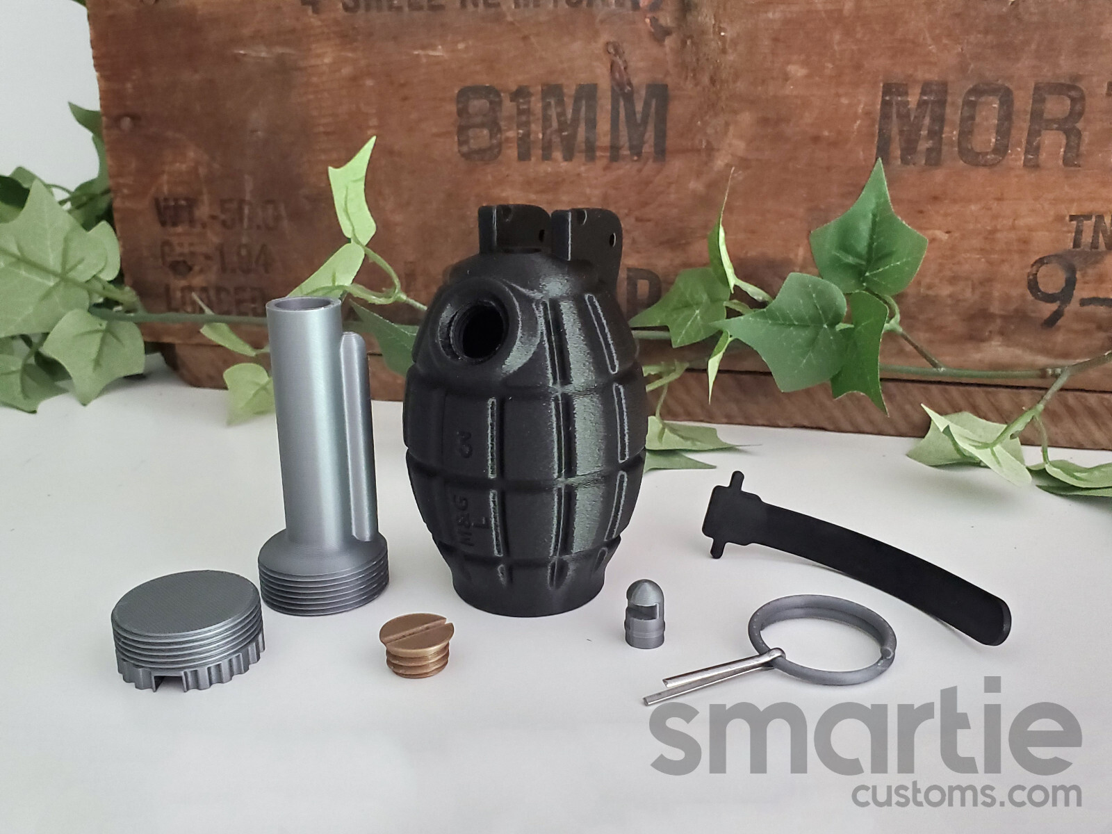 DUMMY No 36 Mk II “Mills Bomb” WW2 Era Frag Grenade – Fake Prop Display Replica