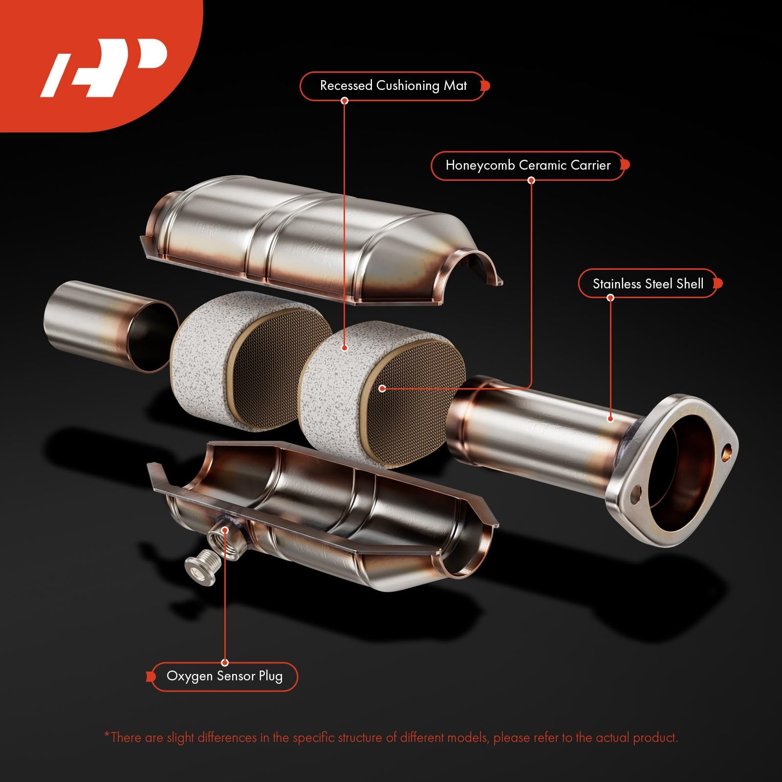 Catalytic Converter Kit For Honda CR-V CRV 2010-2011 2.4L Replace# 18190REZA00