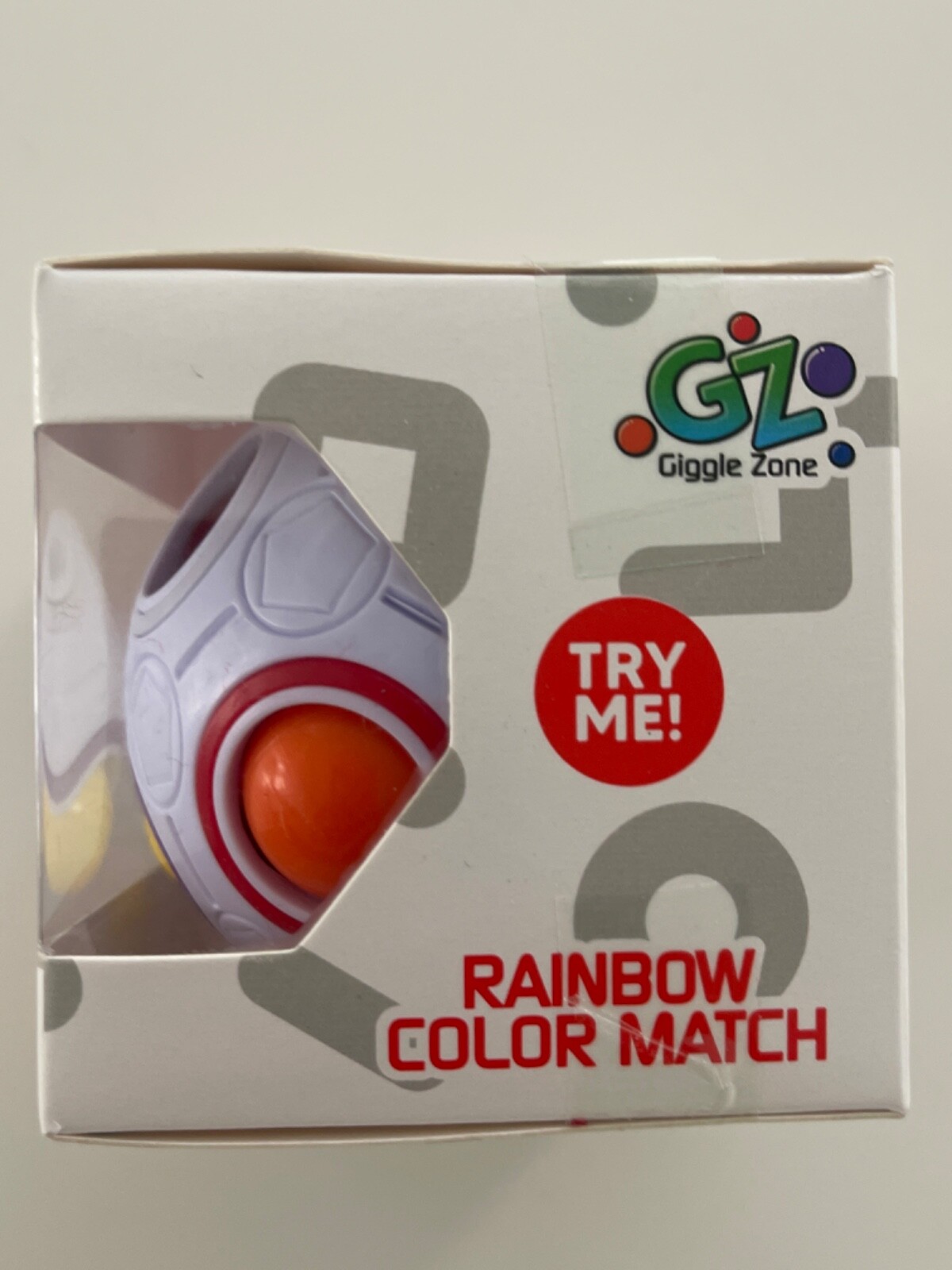 Giggle Zone Rainbow Color Match Puzzle Ball Novelty Toy NEW