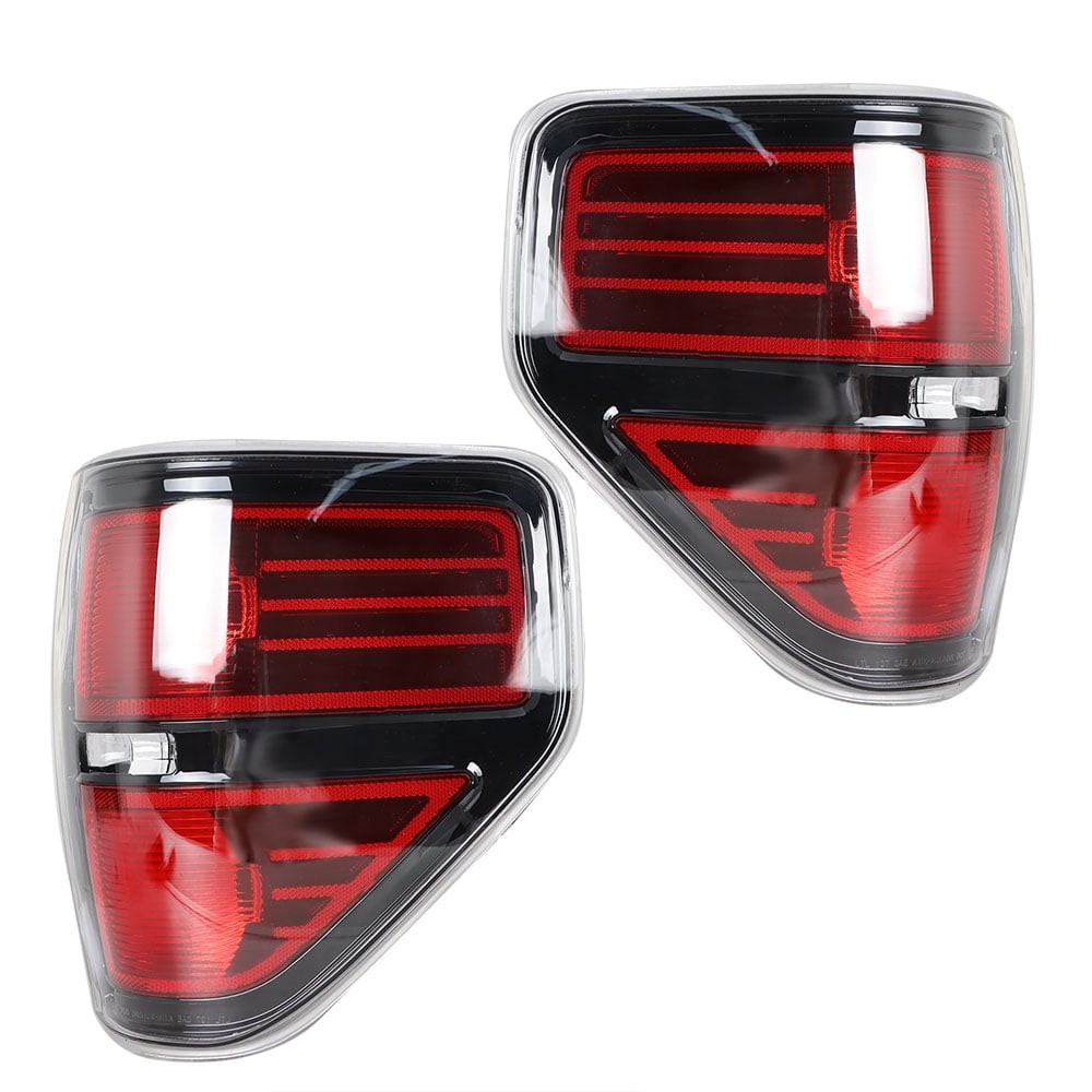 Smoked Tail Lights for 2009-2014 Ford F-150 Pickup Truck – Driver & Passenger