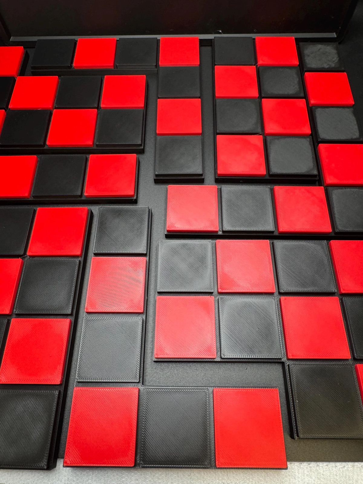 Checkerboard Dissection Puzzle – 8-Piece Brain Teaser, Challenging Puzzle, Gift