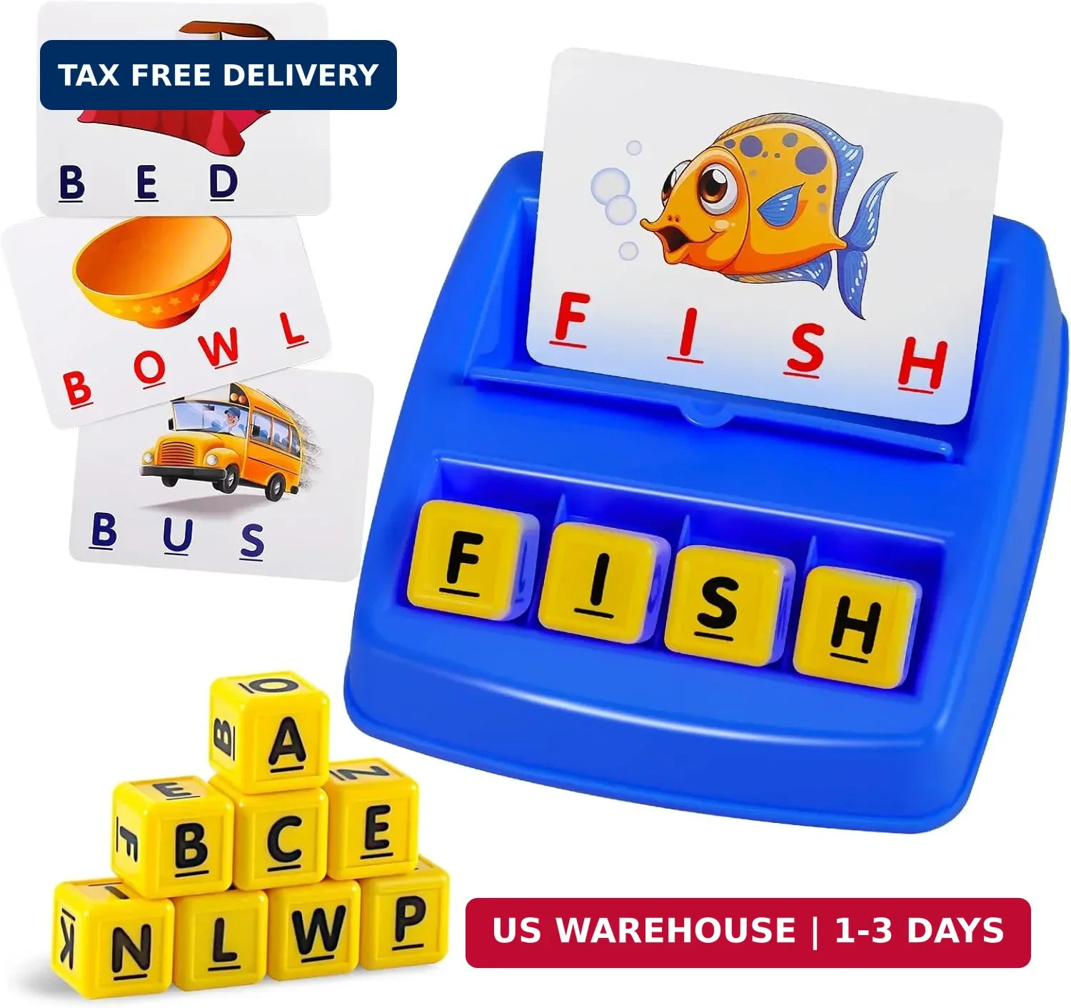 Matching Letter Game, Spelling Word and Increases Memory, Early Learning Educati