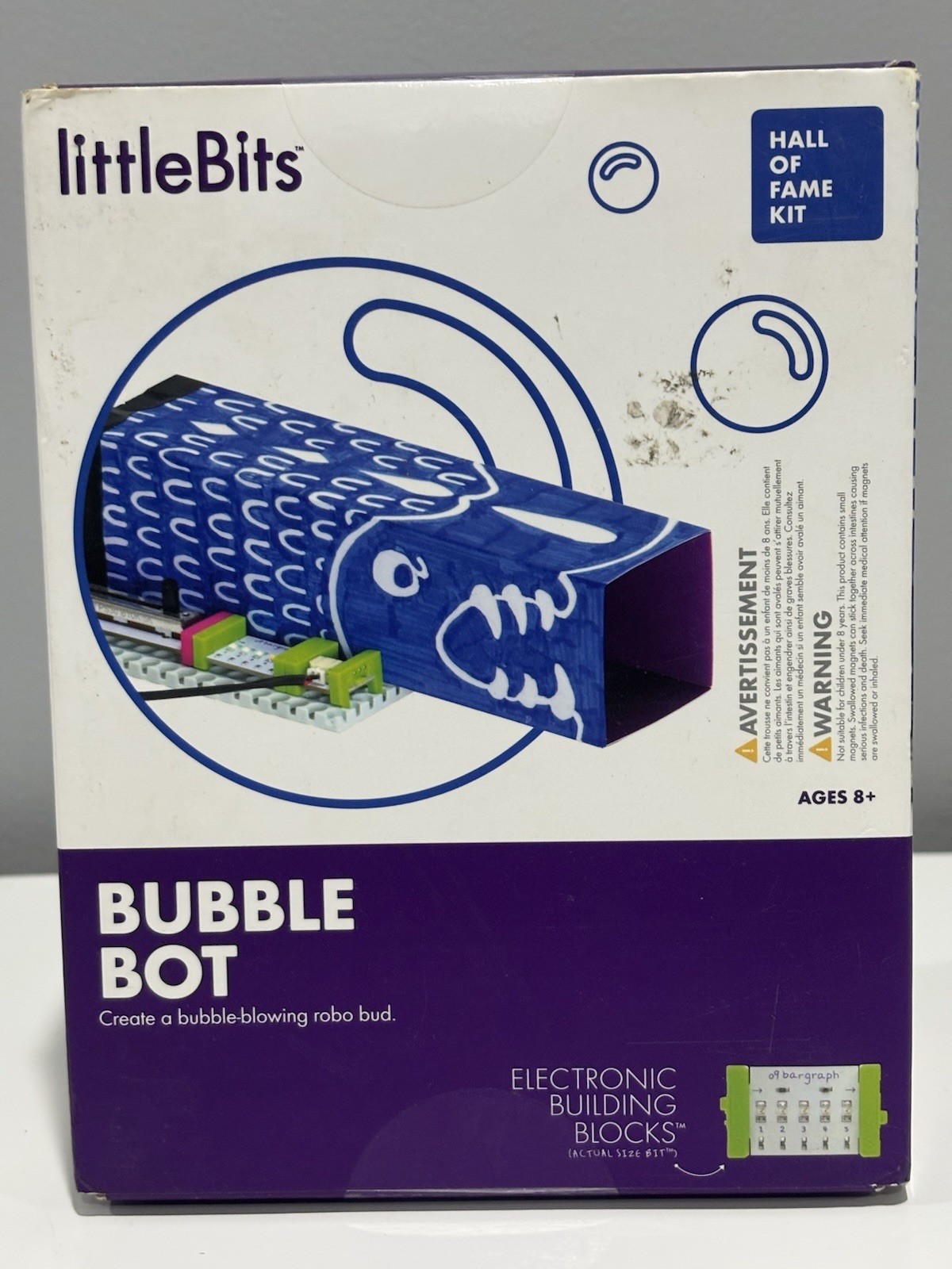 littleBits Hall of Fame Bubble Bot Starter Kit, Purple