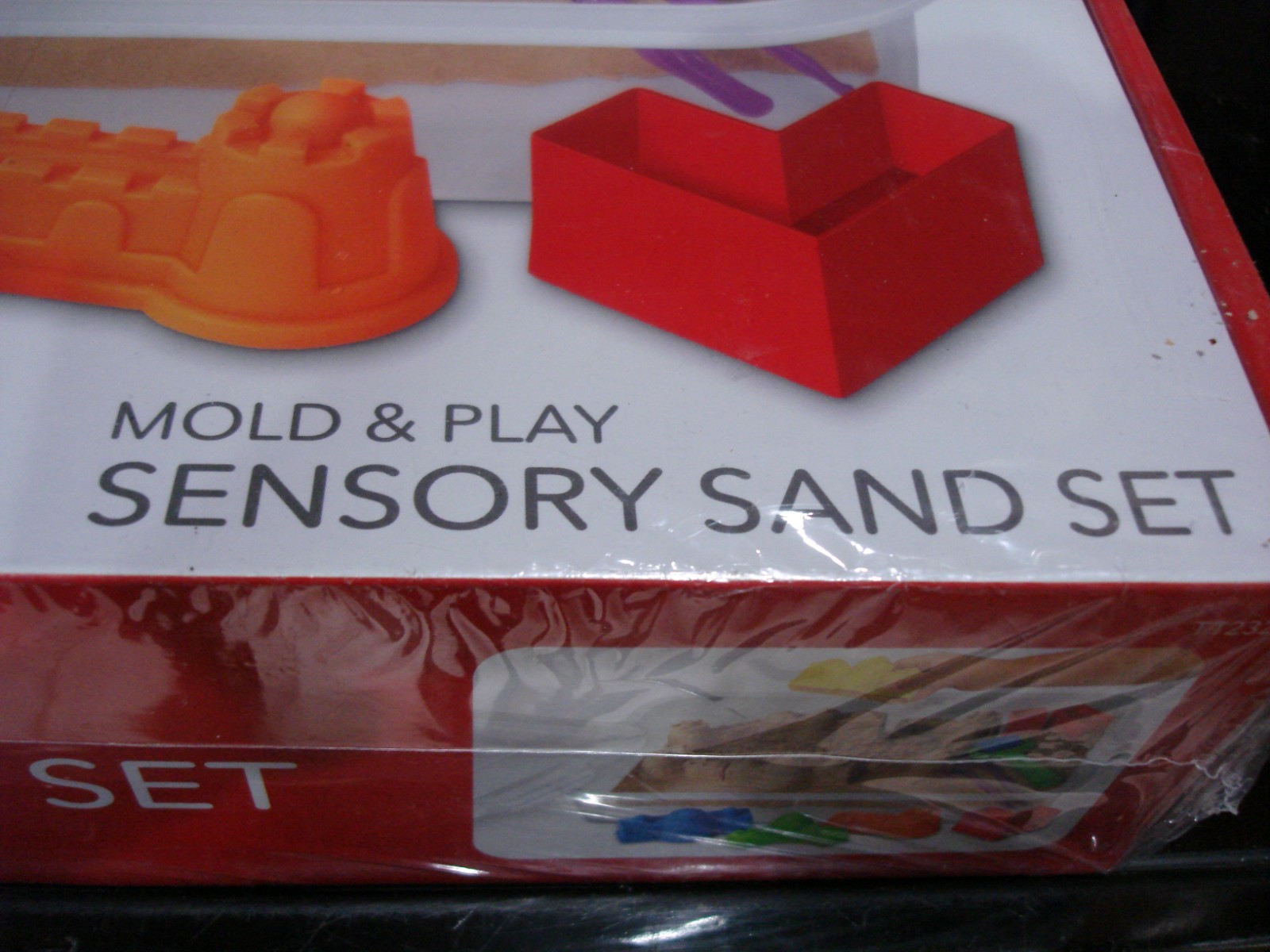 NEW/SEALED LAKESHORE LEARN & PLAY MOLD & PLAY SENSORY SAND SET 12 PC SET AGE 3+