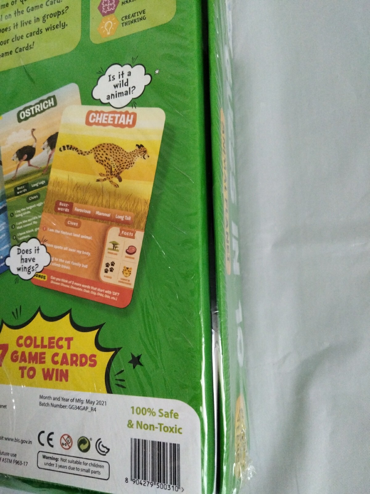 Skillmatics Guess In 10 Animal Planet Card Game New Sealed