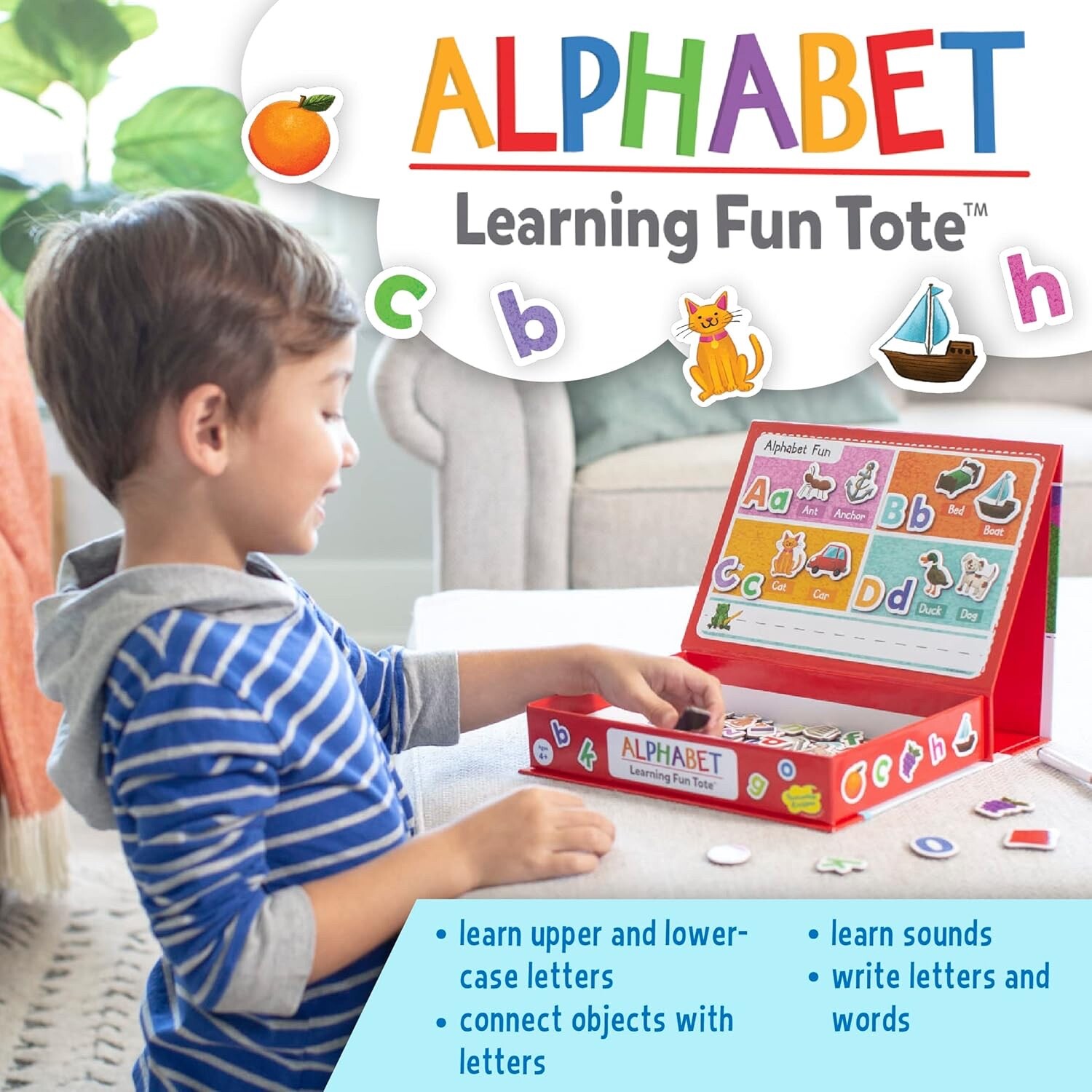 Peaceable Kingdom “Alphabet Learning Fun Tote” – Educational – Ages 4+