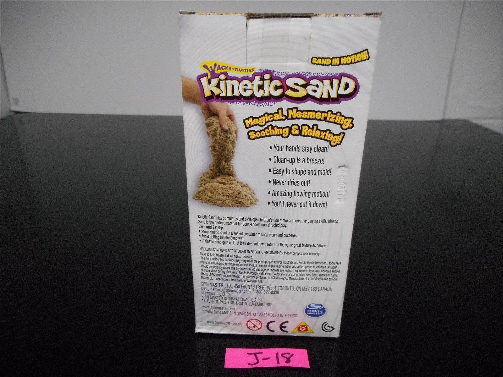 Wacky-Tivities KINETIC SAND 2 lbs NEVER DRIES OUT! Sand In Motion! Spin Master