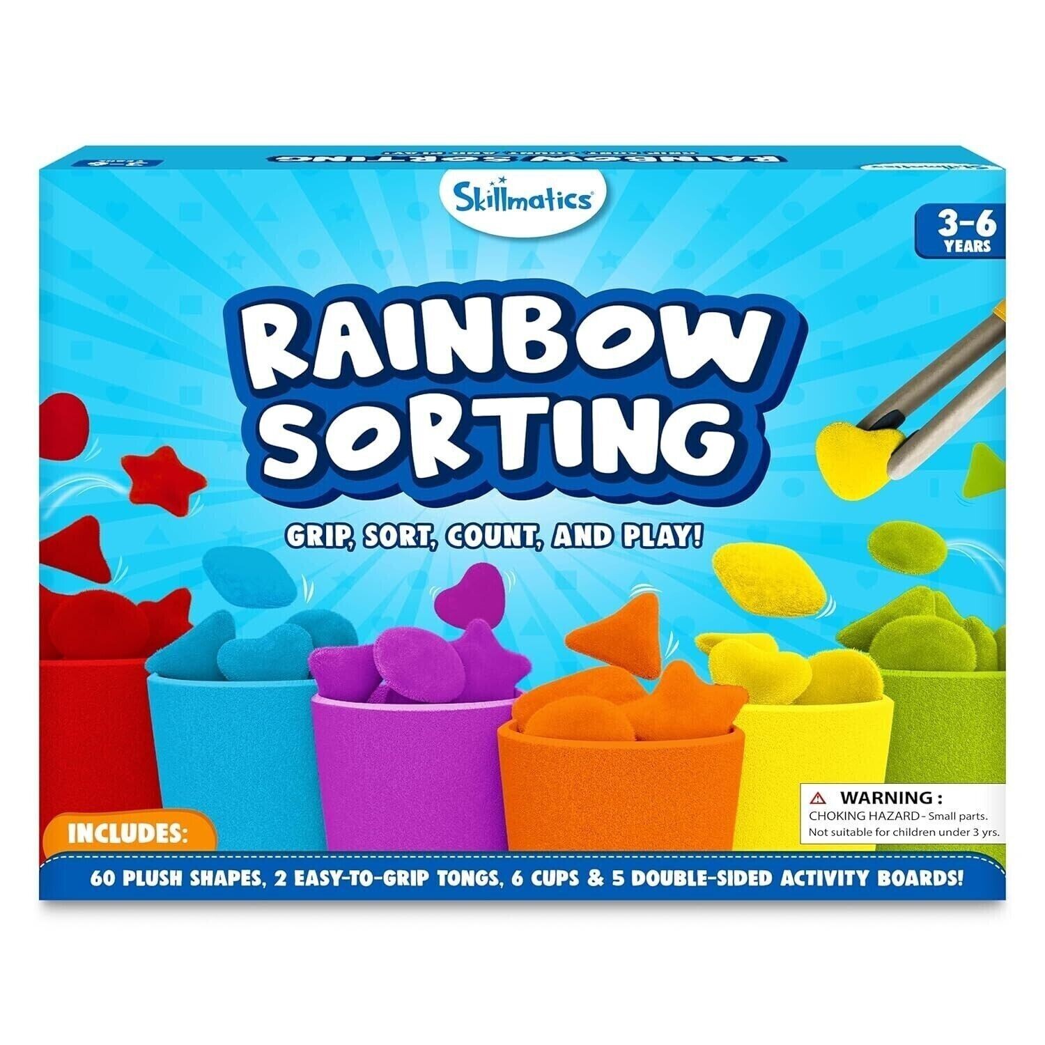Skillmatics Rainbow Sorting Game – Learning & Educational Toy,Free Shipping