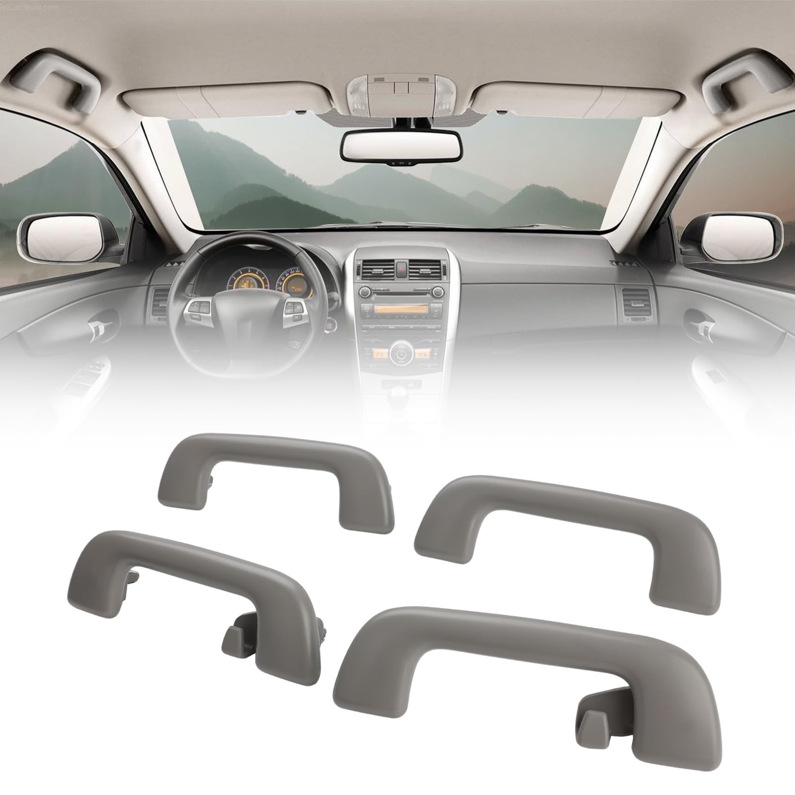 JDMON Inner Roof Ceiling Pull Handles Replacement for Toyota Corolla 4Runner …