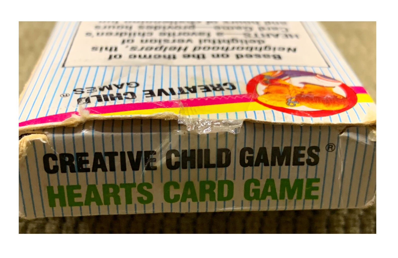 VINTAGE “HEARTS” CARD GAME FOR CREATIVE CHILDREN TO PLAY