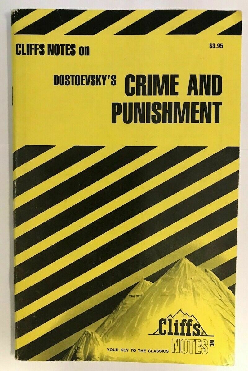 CliffsNotes Classic Literature Character Summary Synopsis School Test Guide Book