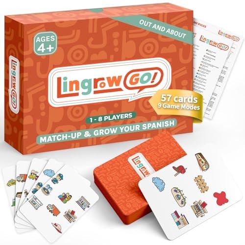 Spanish Learning Card Game for Kids | 9 Fun Ways to Play with Audio | Bilingual