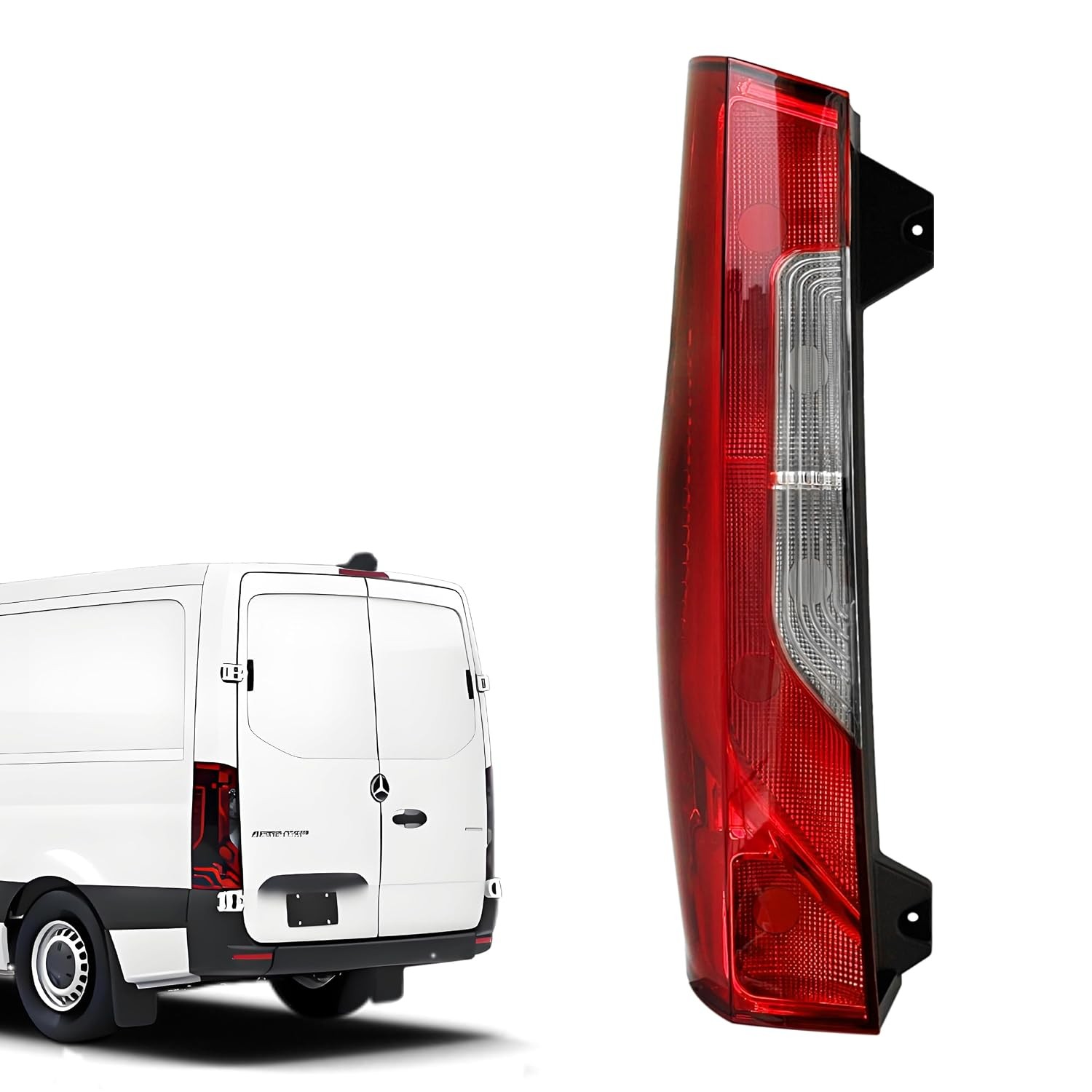 Heavy Duty Tail Light Compatible 2019+ Mercedes-Benz Sprinter Driver Side