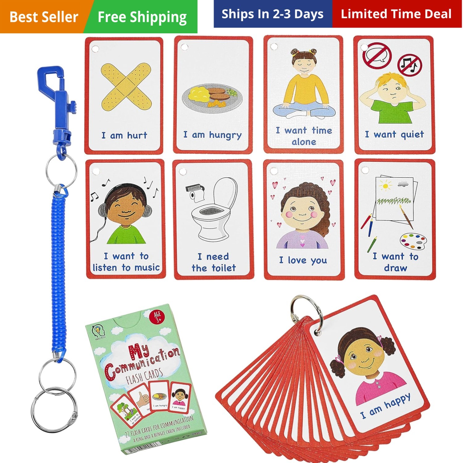 Special Needs My Communication Cards 27 PECS Flashcards for SEN, Special Ed, …