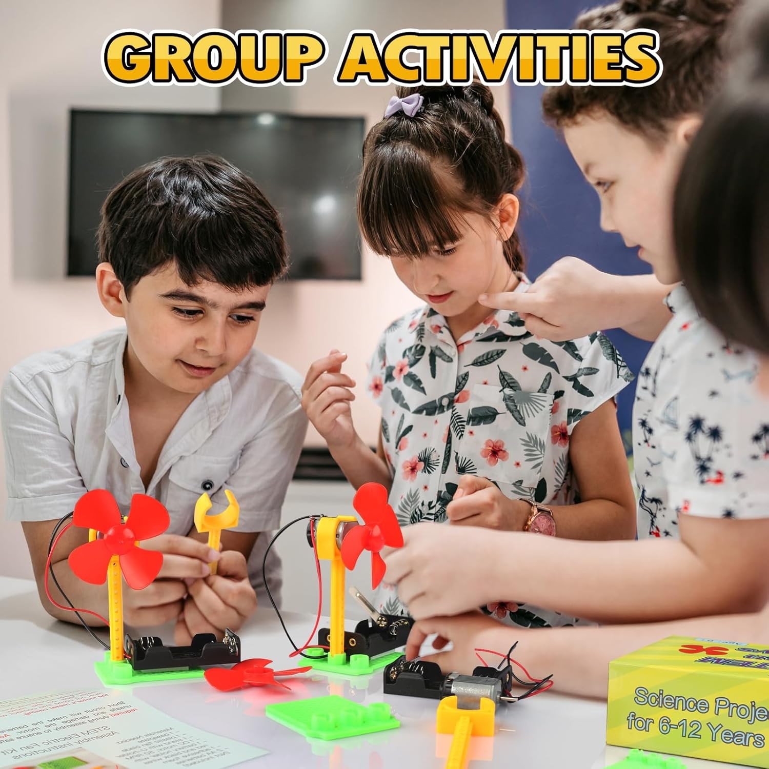 STEM 8 Pack Electric Circuit Kit for Kids Classroom STEAM Activities Crafts