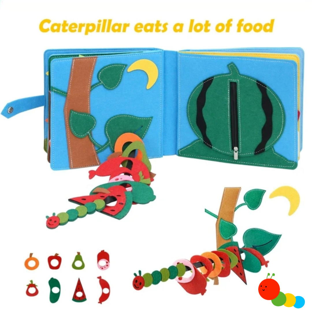 Busy Board Farm Animal Storytelling Activity Quiet Book Montessori Sensory Toy