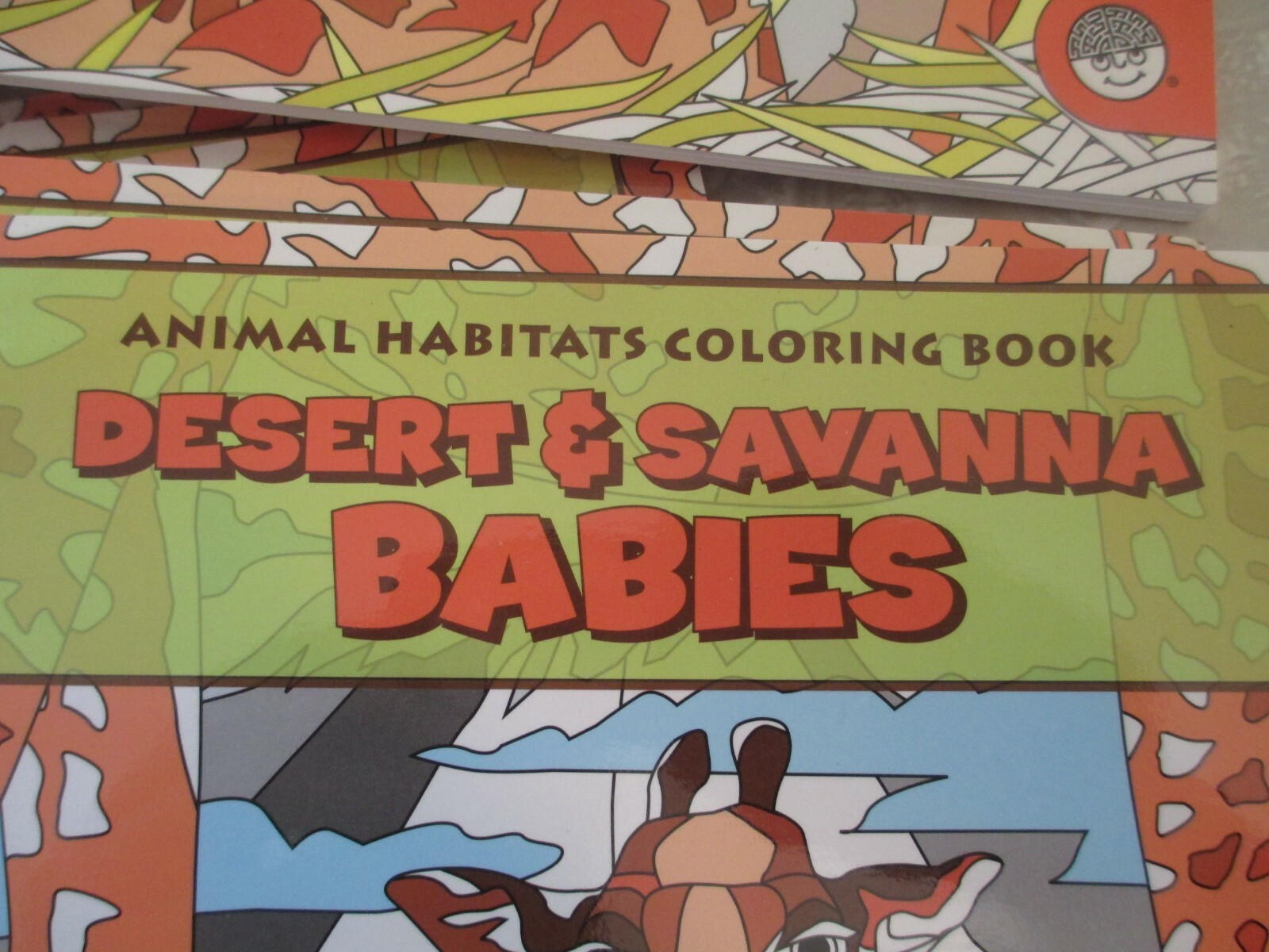 New MINDWARE Brainy Toys lot of (14) Intermediate Coloring Books African Animals