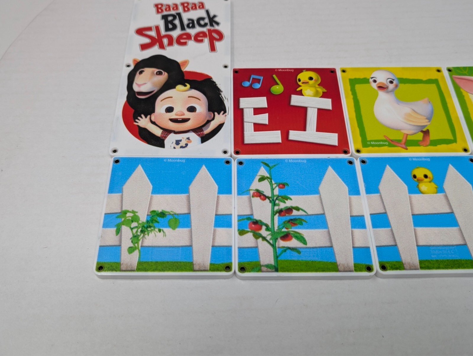 8x CoComelon Farmyard Songs Magna Tiles Lot (Incomplete – All Pieces Shown)