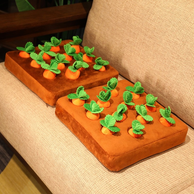 Realistic Vegetable Toy Plugging Soft Toy Carrot for Doll for Children Recogniti