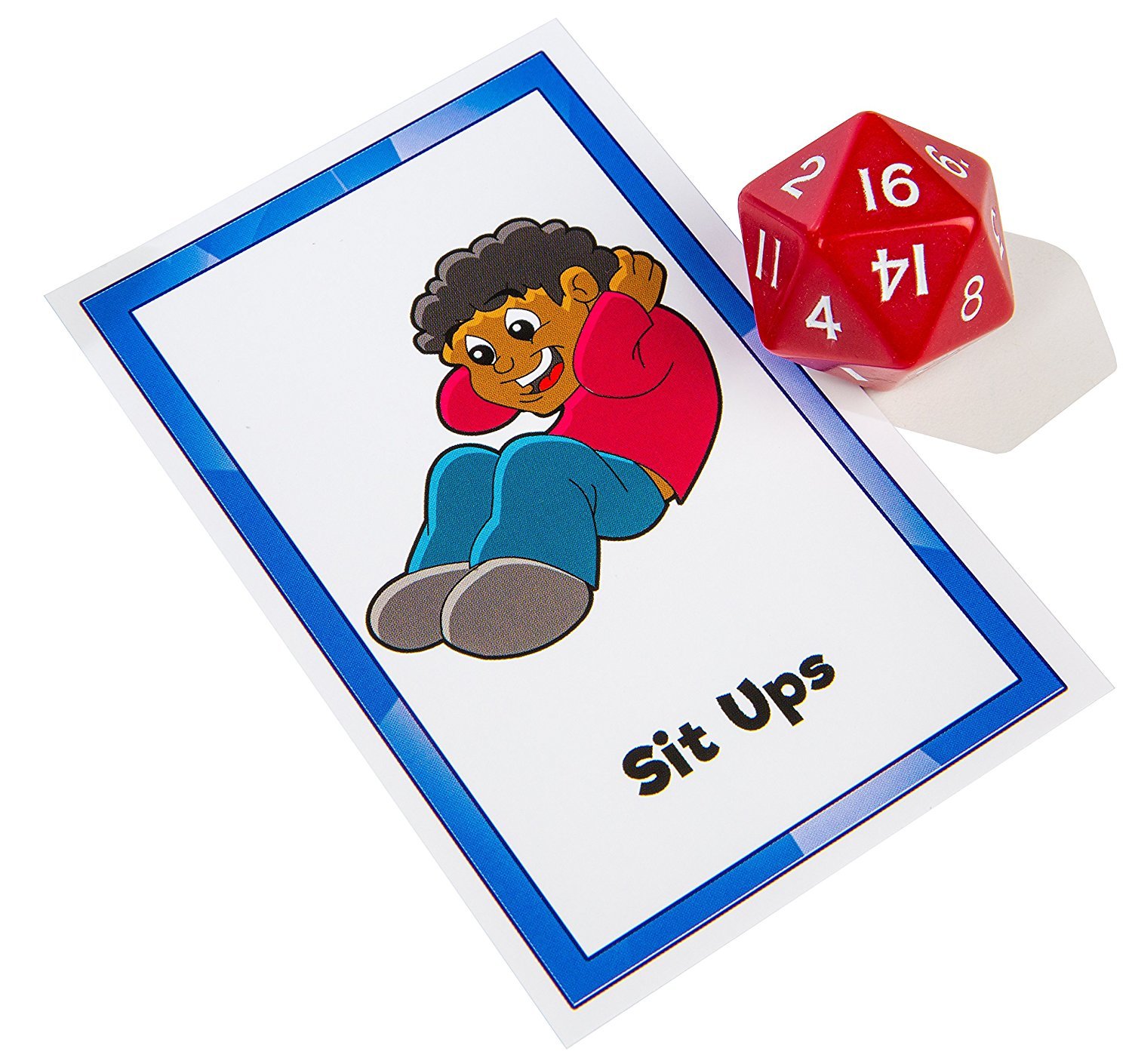 Pick n Roll Movez® Simple Card and Die game to get kids to Exercise!