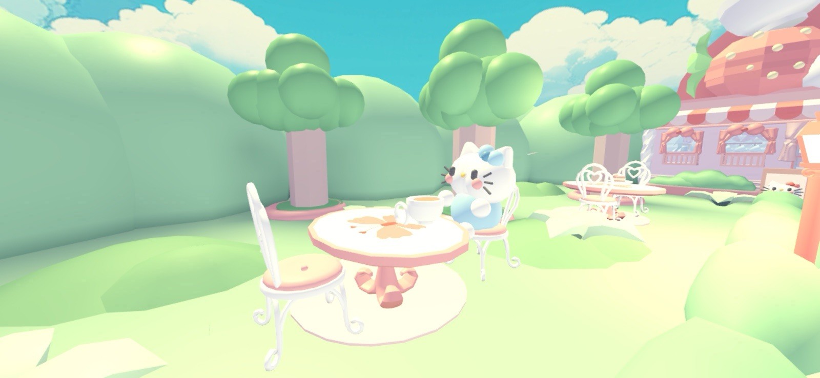 Hello Kitty Themed Cafe❤️Glitch Build House ❤️ Adopt Me Home