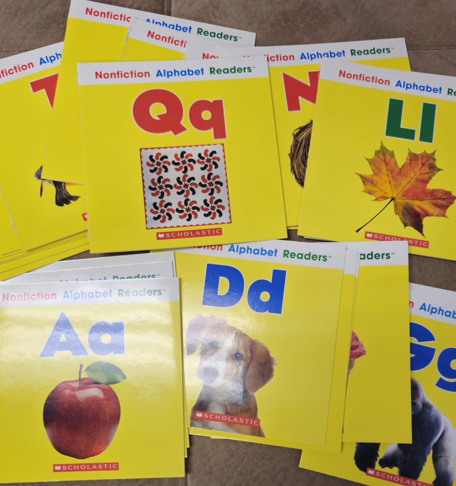 Scholastic Nonfiction Alphabet Readers Box Set Ages 3-6 Activity Book