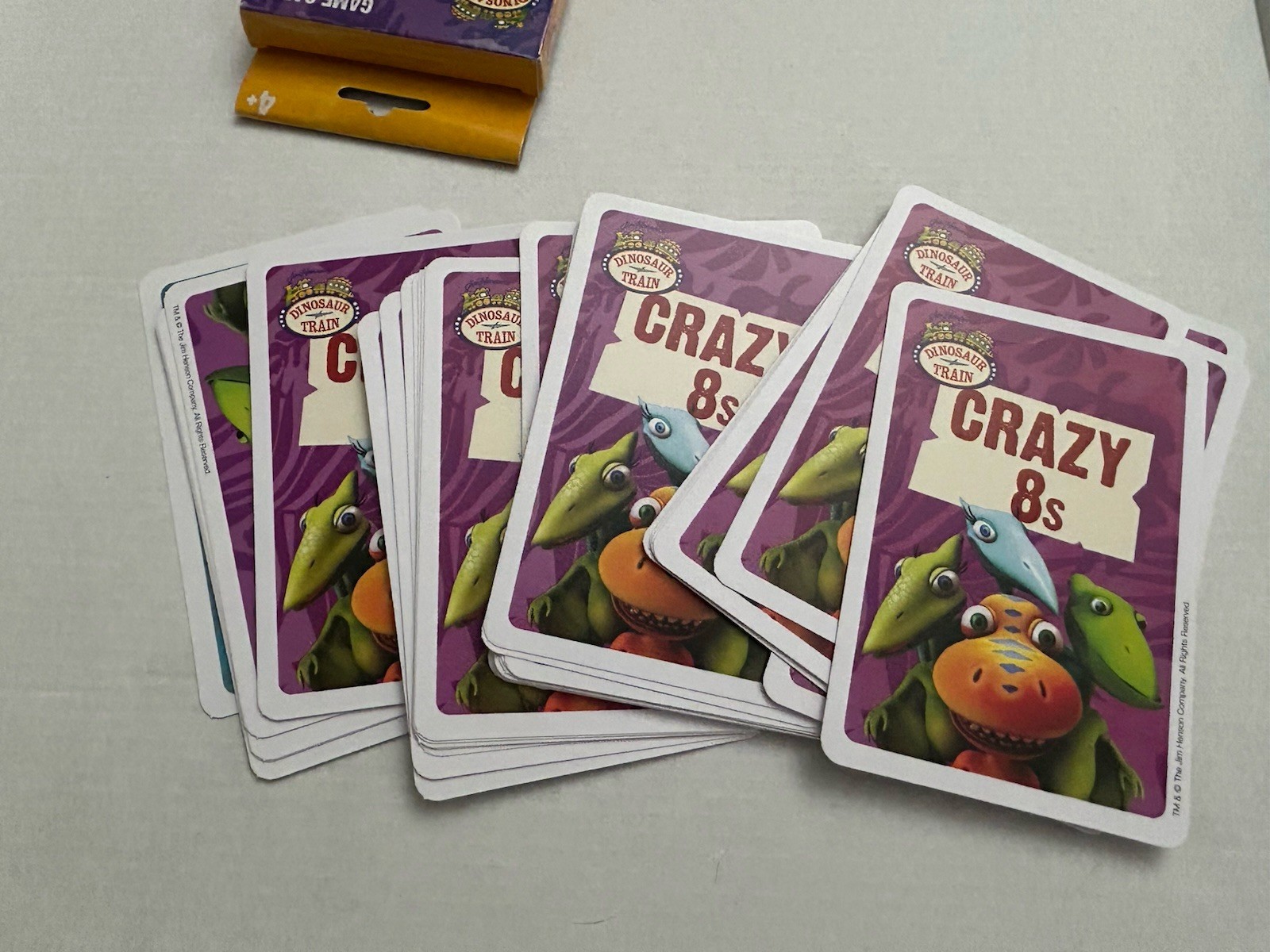 PBS Dinosaur Train Crazy 8’s Game Cards Age 4+ *New, Torn Box*Learning Made Fun