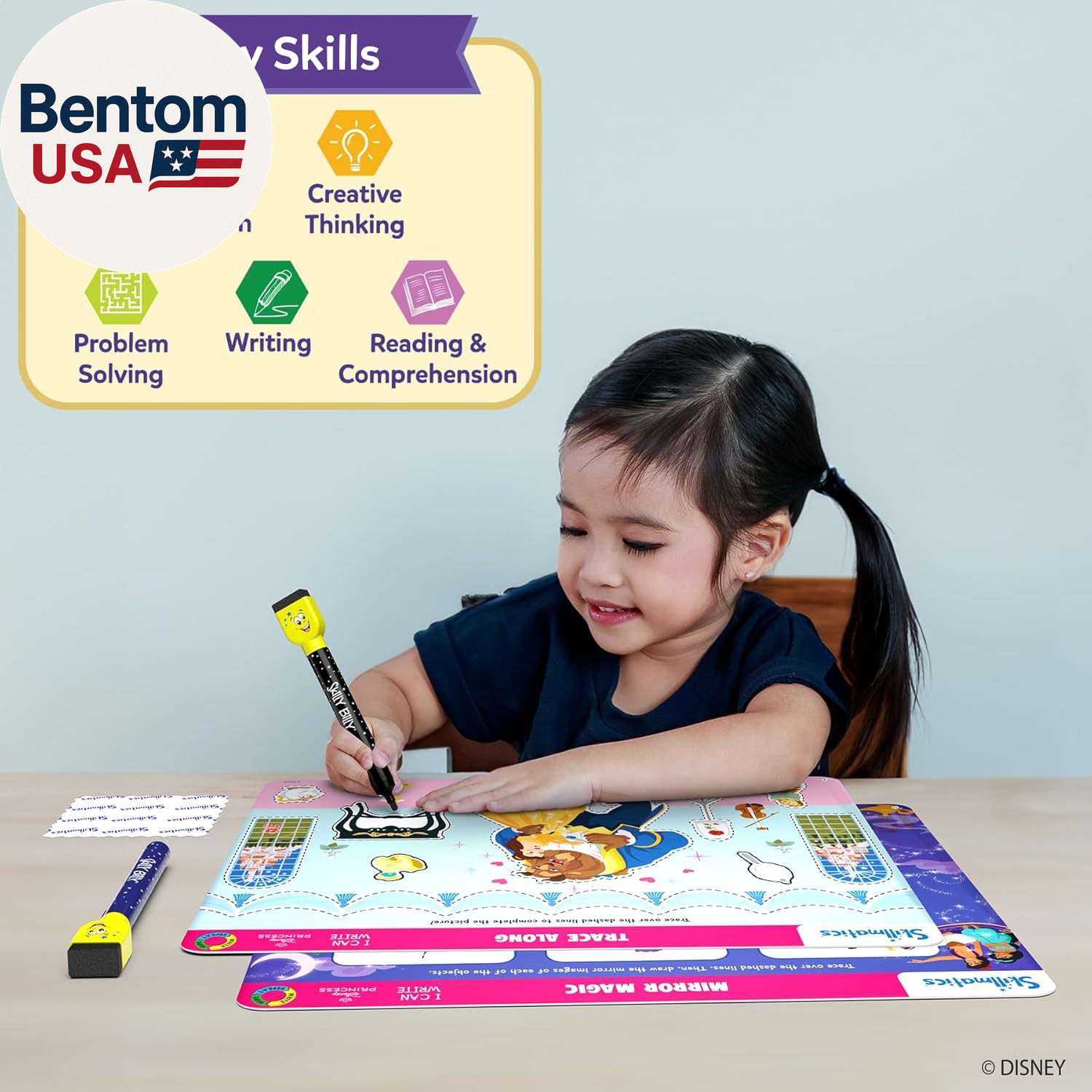 I Can Write Disney Princess – Reusable Preschool Learning Activities, Educationa