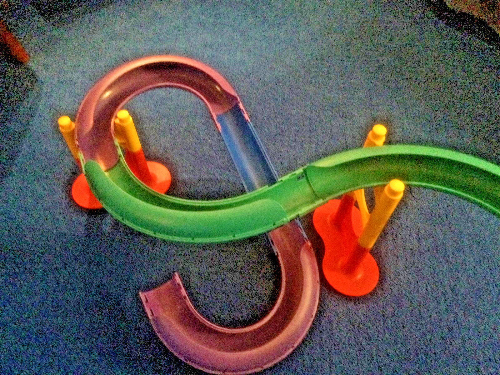 Stem Toy/LakeShore Educ.Suspension Marble Run,Ball/Car Track 17Lg.Pcs See video