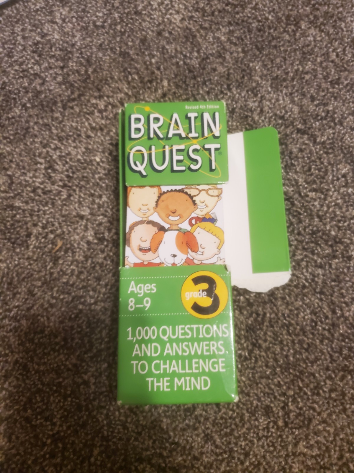 Brain Quest 3rd Grade Q&A Cards Ages 8-9 Learning Educational Travel Game