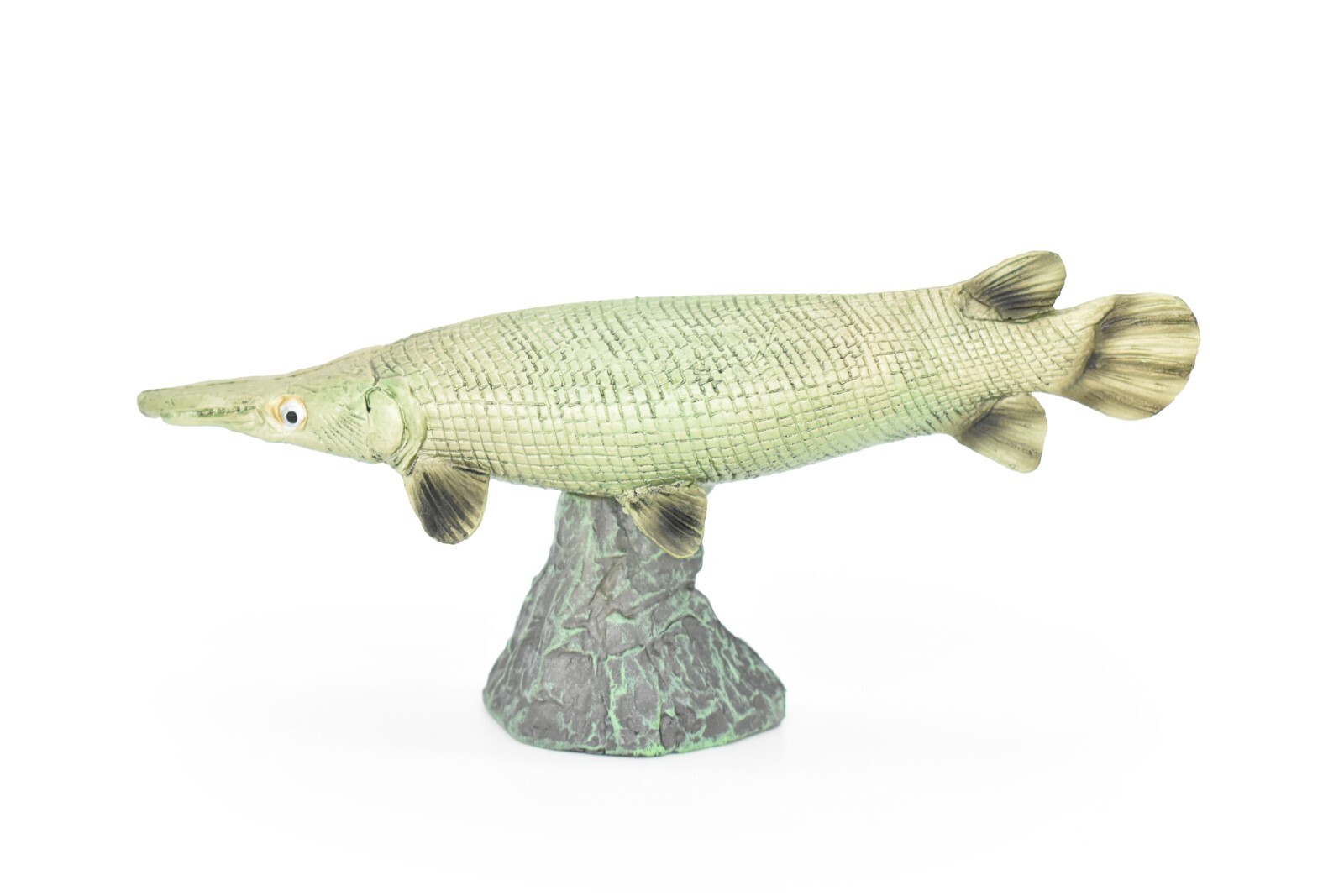 Alligator Gar, Model Fish, Very Realistic Rubber, Hand Painted Toy CH017BB71