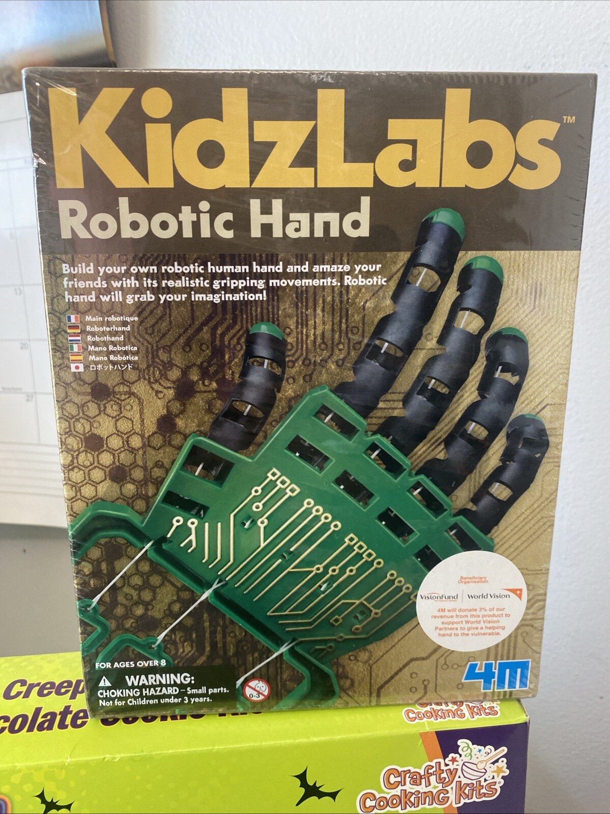 KidzLabs Robotic Hand #3774 WM Build Your Own Robotic Hand Educational Toy