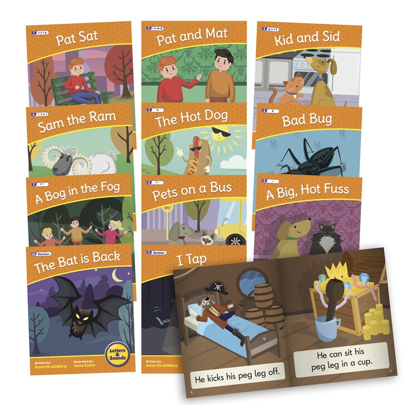 Junior Learning Letters & Sounds Phase 2 Set 2 Fiction